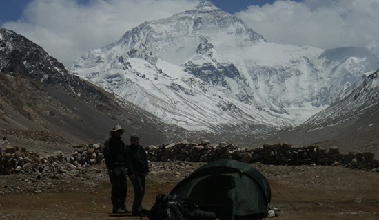 Trekking au Tibet de Old Tingri vers Everest